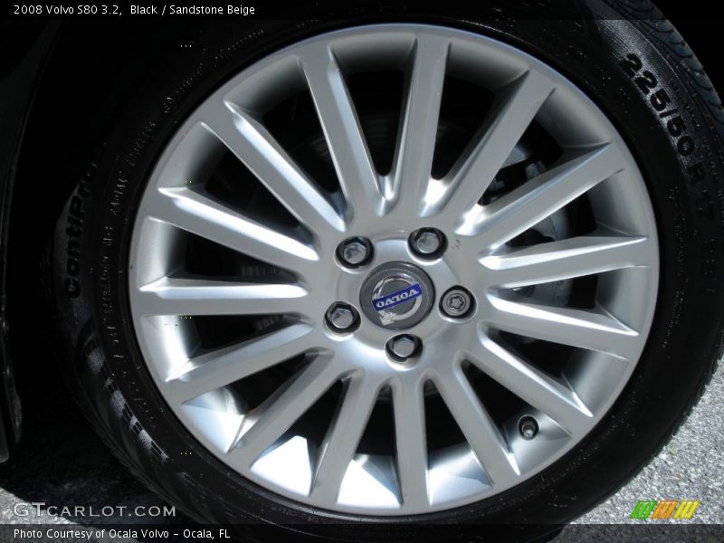 Black / Sandstone Beige 2008 Volvo S80 3.2
