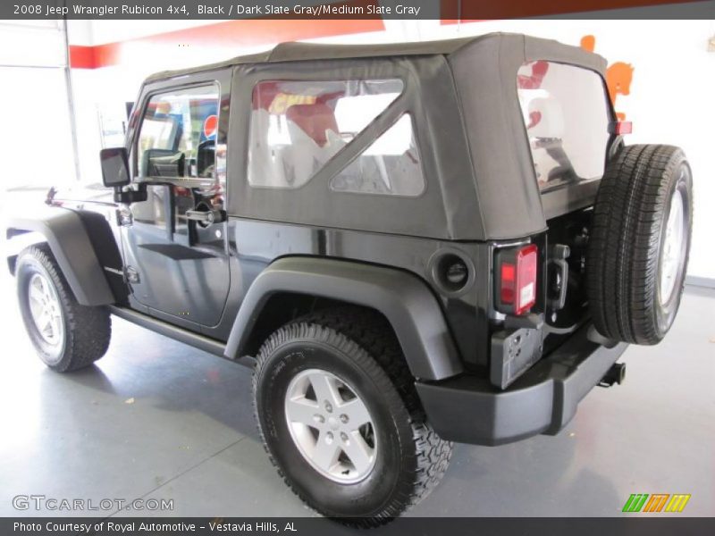 Black / Dark Slate Gray/Medium Slate Gray 2008 Jeep Wrangler Rubicon 4x4