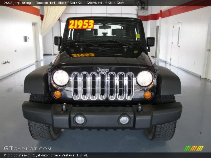 Black / Dark Slate Gray/Medium Slate Gray 2008 Jeep Wrangler Rubicon 4x4