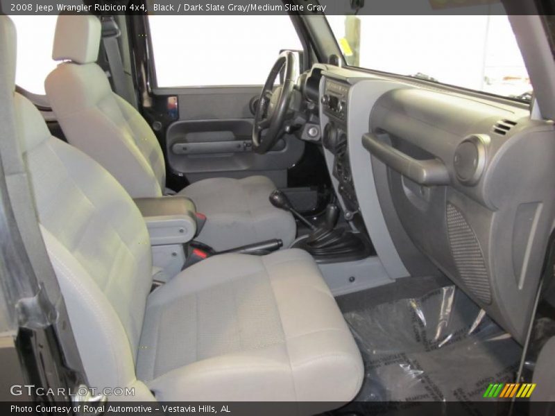 Black / Dark Slate Gray/Medium Slate Gray 2008 Jeep Wrangler Rubicon 4x4