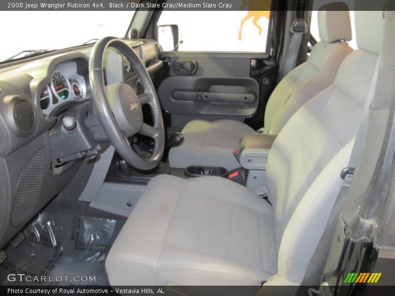 Black / Dark Slate Gray/Medium Slate Gray 2008 Jeep Wrangler Rubicon 4x4