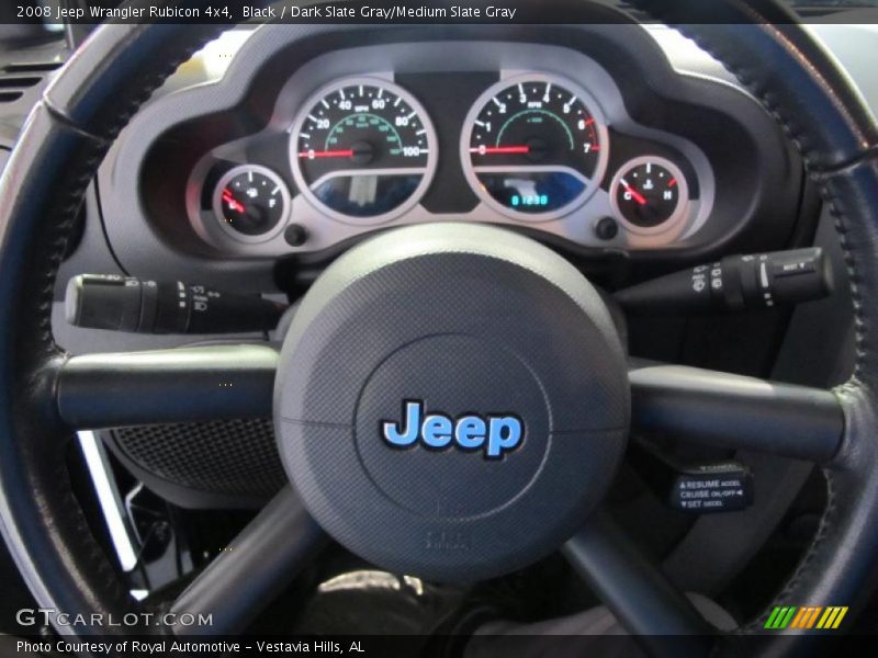 Black / Dark Slate Gray/Medium Slate Gray 2008 Jeep Wrangler Rubicon 4x4