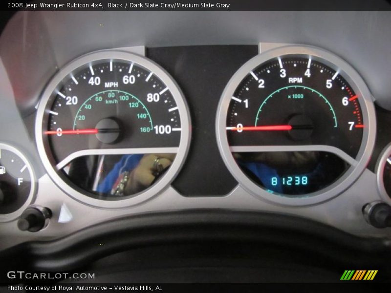 Black / Dark Slate Gray/Medium Slate Gray 2008 Jeep Wrangler Rubicon 4x4