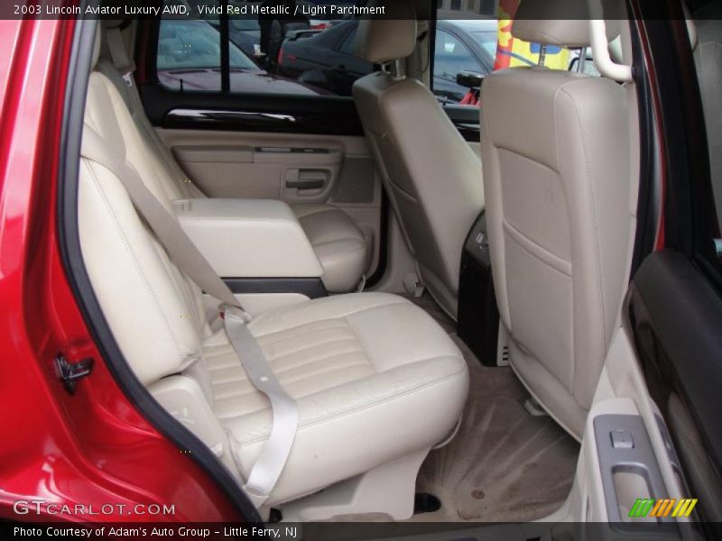 Vivid Red Metallic / Light Parchment 2003 Lincoln Aviator Luxury AWD