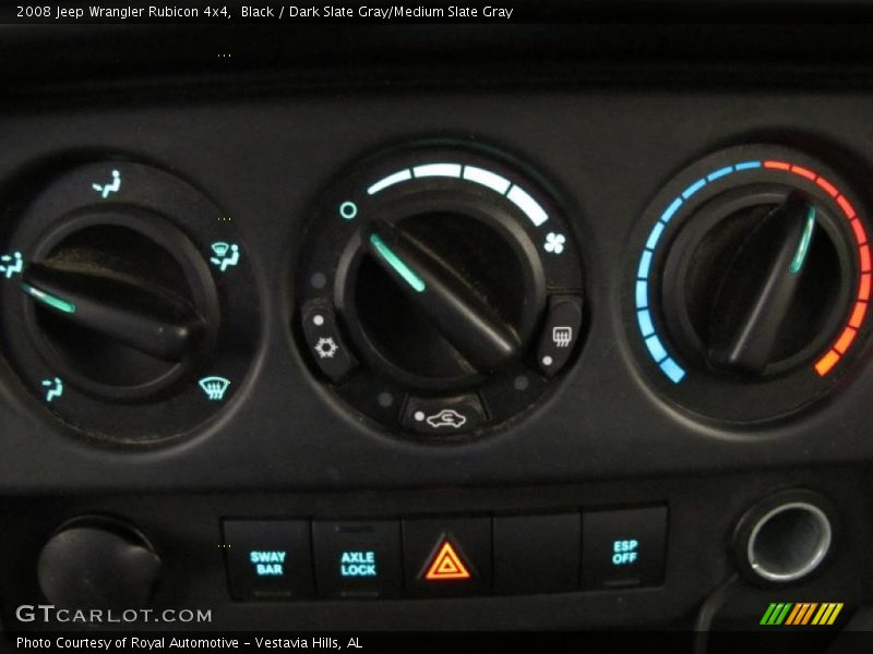 Black / Dark Slate Gray/Medium Slate Gray 2008 Jeep Wrangler Rubicon 4x4