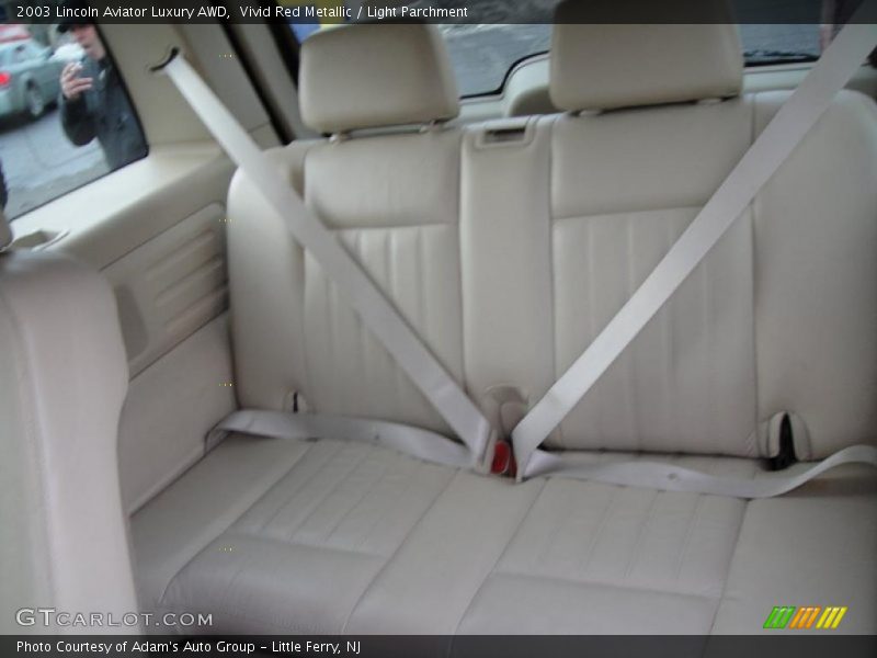 Vivid Red Metallic / Light Parchment 2003 Lincoln Aviator Luxury AWD