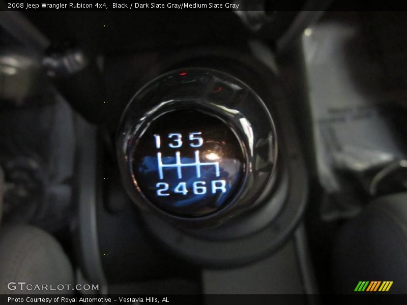 Black / Dark Slate Gray/Medium Slate Gray 2008 Jeep Wrangler Rubicon 4x4