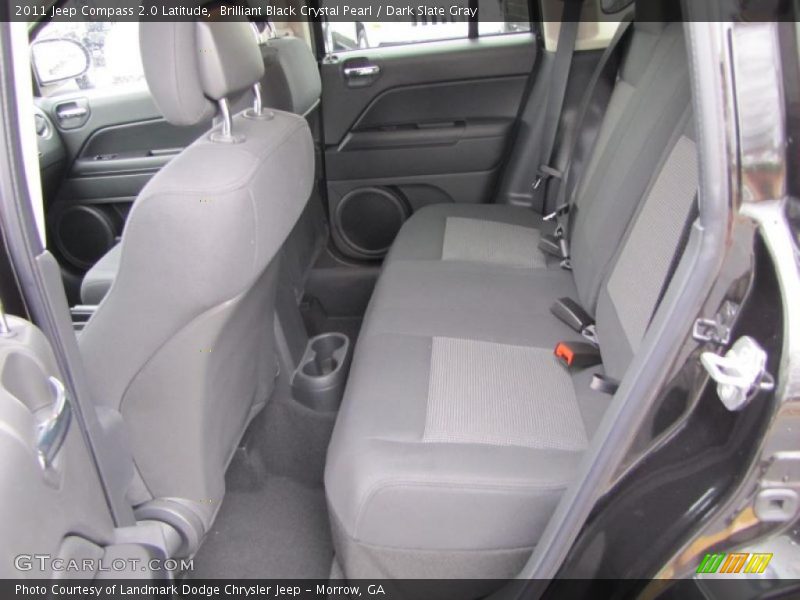 Brilliant Black Crystal Pearl / Dark Slate Gray 2011 Jeep Compass 2.0 Latitude