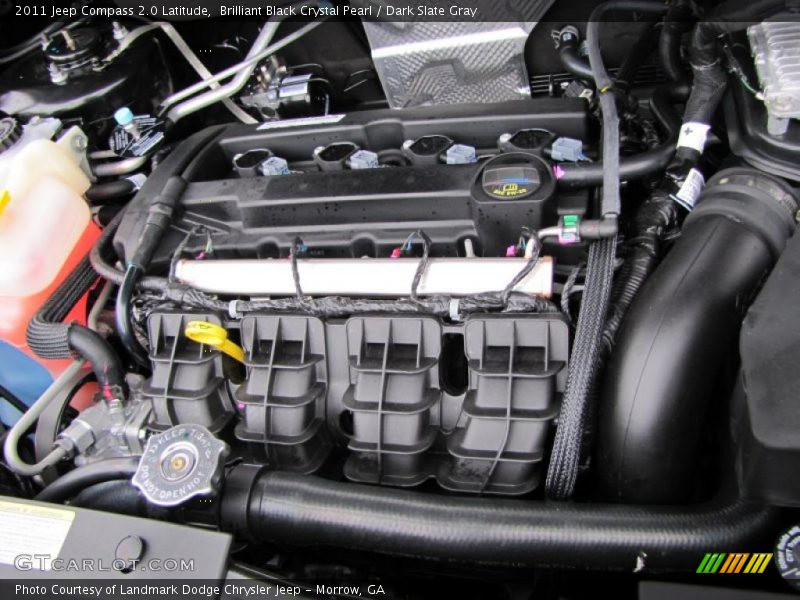 Brilliant Black Crystal Pearl / Dark Slate Gray 2011 Jeep Compass 2.0 Latitude
