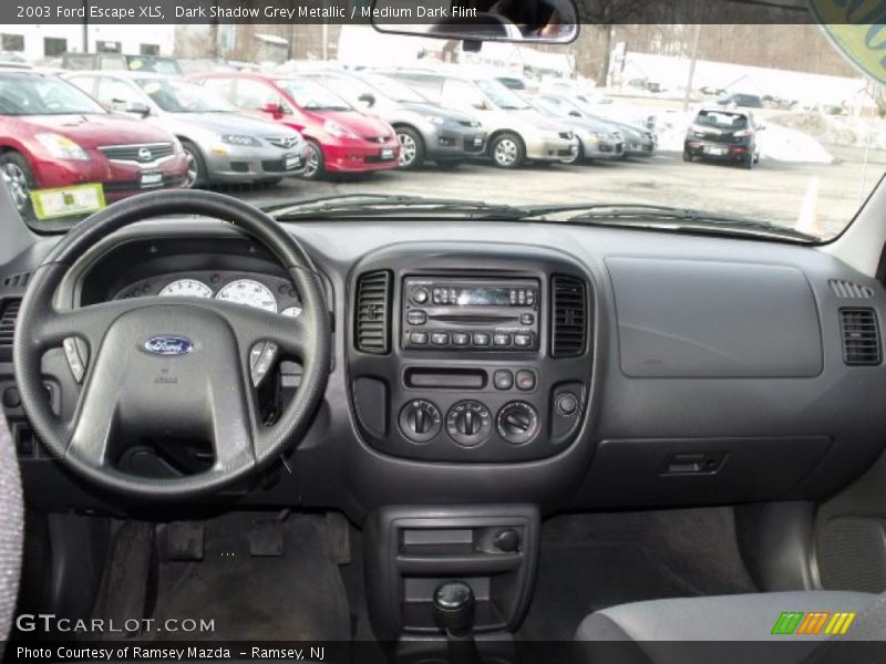 Dark Shadow Grey Metallic / Medium Dark Flint 2003 Ford Escape XLS