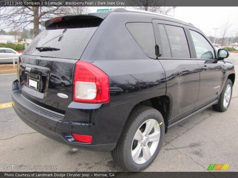 Blackberry Pearl / Dark Slate Gray 2011 Jeep Compass 2.0 Latitude