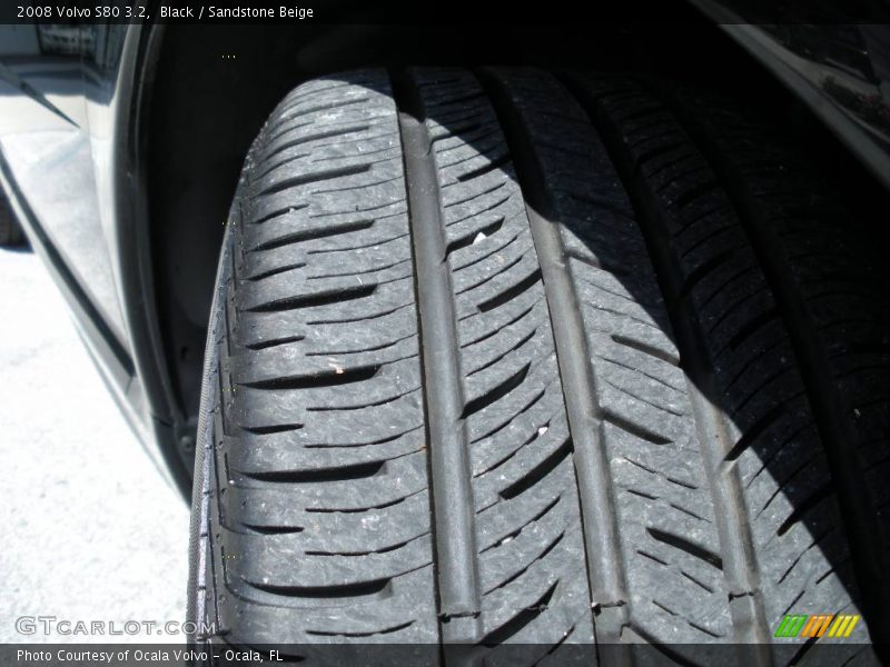 Black / Sandstone Beige 2008 Volvo S80 3.2