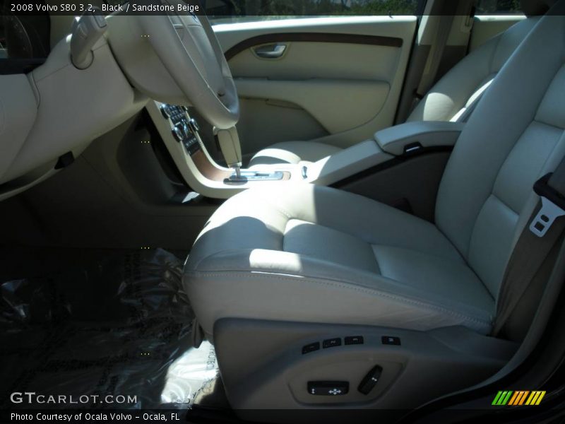 Black / Sandstone Beige 2008 Volvo S80 3.2