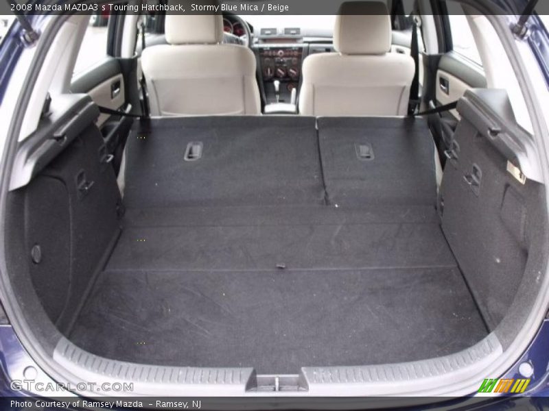 Stormy Blue Mica / Beige 2008 Mazda MAZDA3 s Touring Hatchback