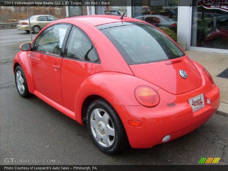 Uni Red / Black 2001 Volkswagen New Beetle GLS 1.8T Coupe