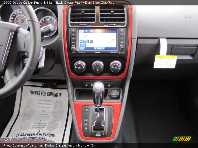 Controls of 2011 Caliber Rush