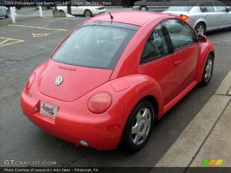 Uni Red / Black 2001 Volkswagen New Beetle GLS 1.8T Coupe