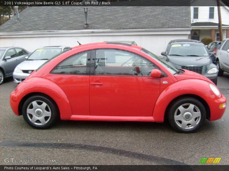 Uni Red / Black 2001 Volkswagen New Beetle GLS 1.8T Coupe