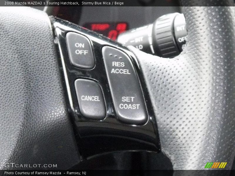 Stormy Blue Mica / Beige 2008 Mazda MAZDA3 s Touring Hatchback