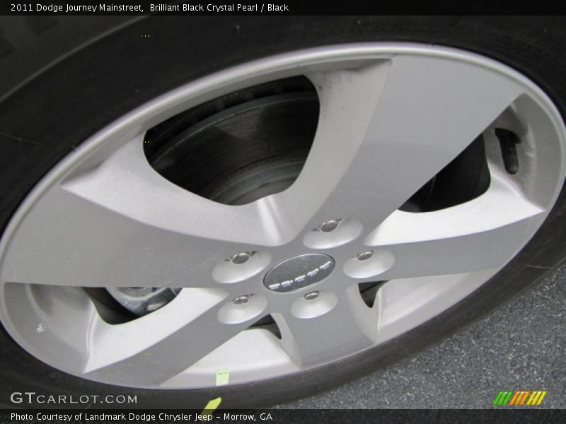 Brilliant Black Crystal Pearl / Black 2011 Dodge Journey Mainstreet