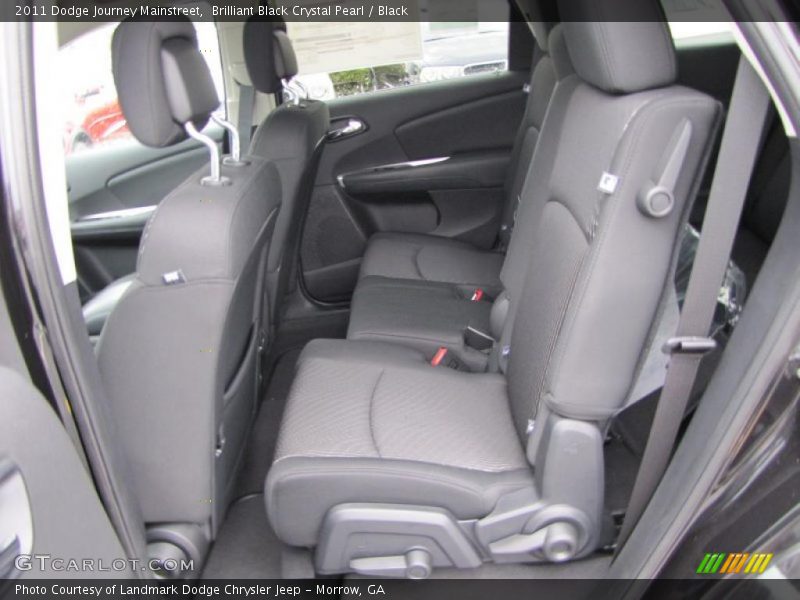 Brilliant Black Crystal Pearl / Black 2011 Dodge Journey Mainstreet