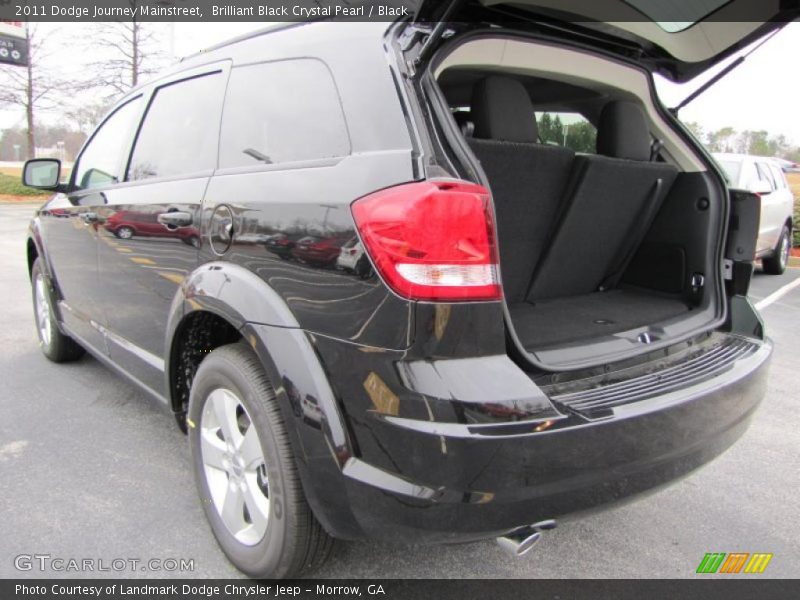 Brilliant Black Crystal Pearl / Black 2011 Dodge Journey Mainstreet