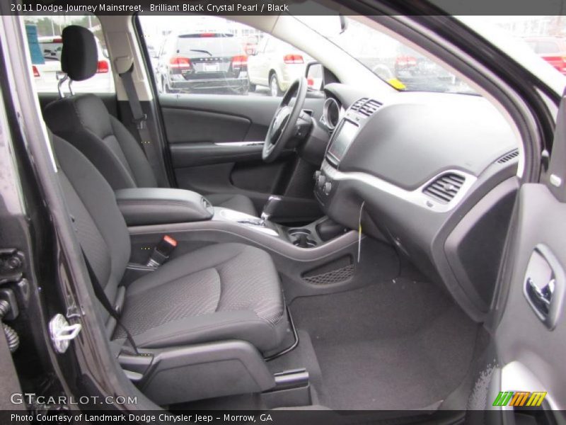 Brilliant Black Crystal Pearl / Black 2011 Dodge Journey Mainstreet