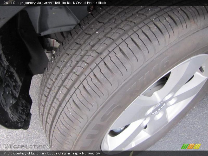 Brilliant Black Crystal Pearl / Black 2011 Dodge Journey Mainstreet