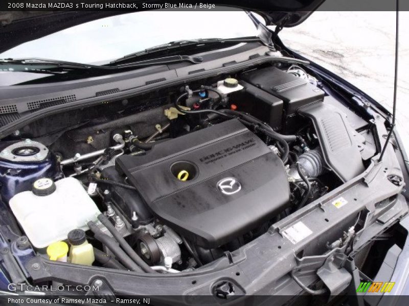 Stormy Blue Mica / Beige 2008 Mazda MAZDA3 s Touring Hatchback