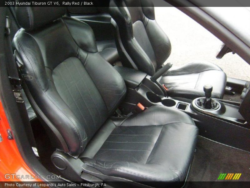  2003 Tiburon GT V6 Black Interior