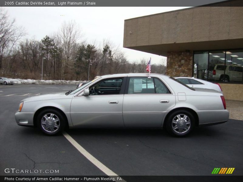Light Platinum / Shale 2005 Cadillac DeVille Sedan