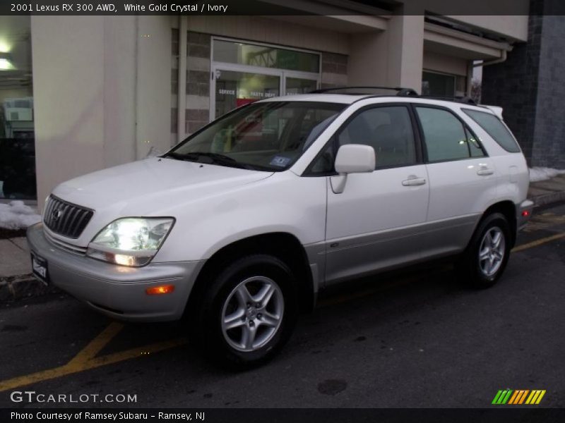 White Gold Crystal / Ivory 2001 Lexus RX 300 AWD
