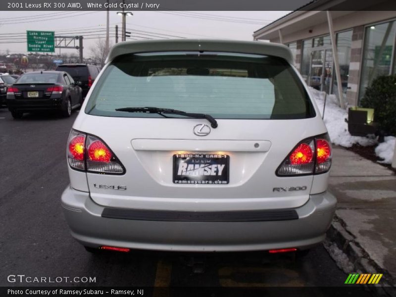 White Gold Crystal / Ivory 2001 Lexus RX 300 AWD