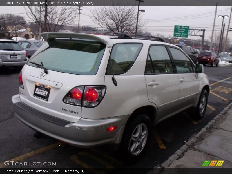 White Gold Crystal / Ivory 2001 Lexus RX 300 AWD