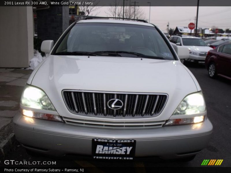 White Gold Crystal / Ivory 2001 Lexus RX 300 AWD