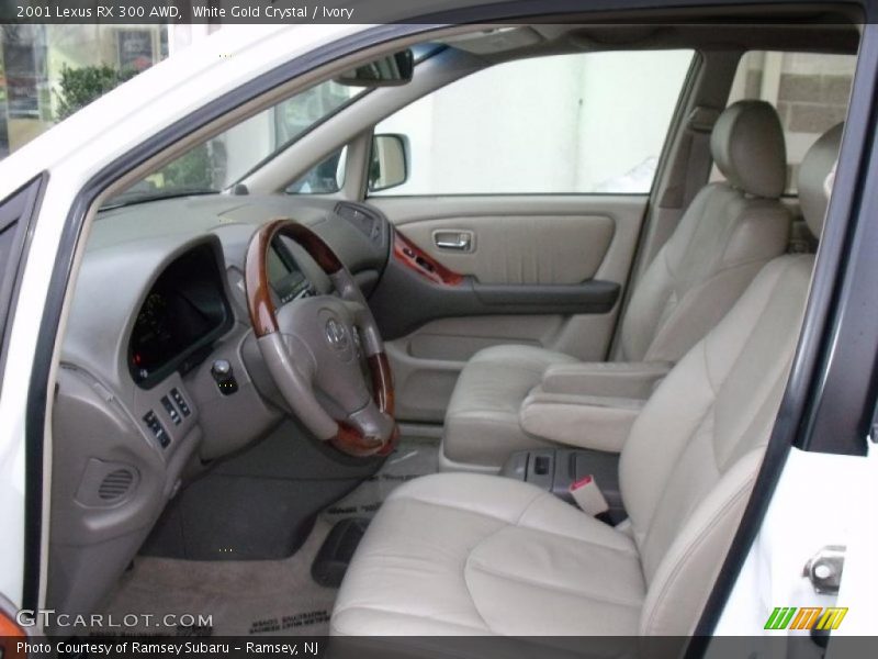 White Gold Crystal / Ivory 2001 Lexus RX 300 AWD
