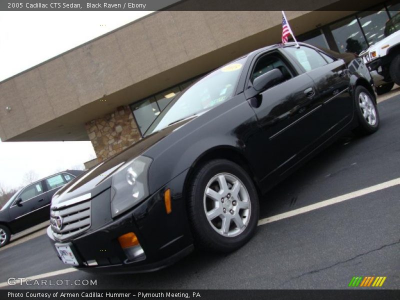 Black Raven / Ebony 2005 Cadillac CTS Sedan