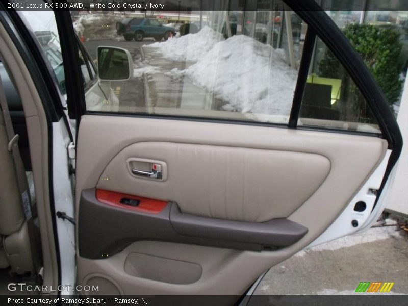 White Gold Crystal / Ivory 2001 Lexus RX 300 AWD
