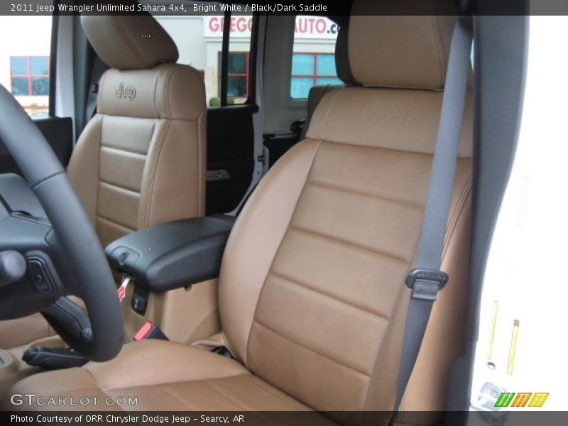  2011 Wrangler Unlimited Sahara 4x4 Black/Dark Saddle Interior