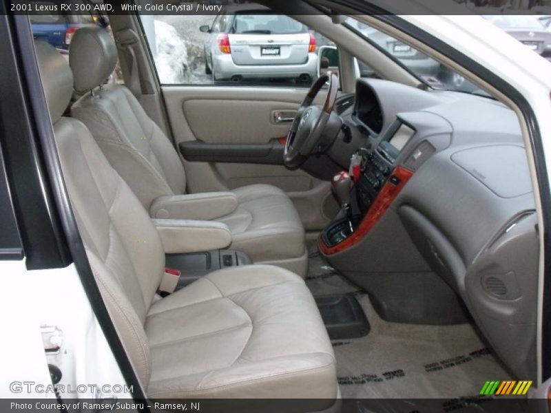 White Gold Crystal / Ivory 2001 Lexus RX 300 AWD
