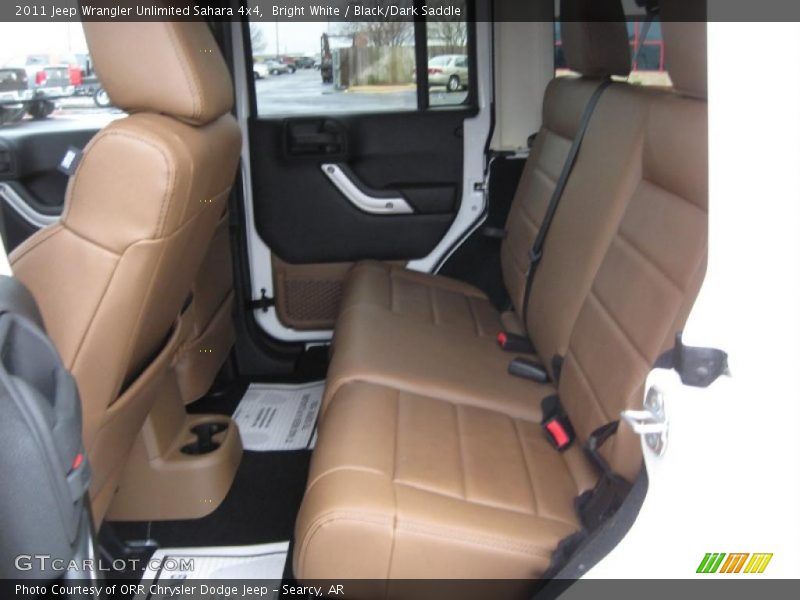  2011 Wrangler Unlimited Sahara 4x4 Black/Dark Saddle Interior