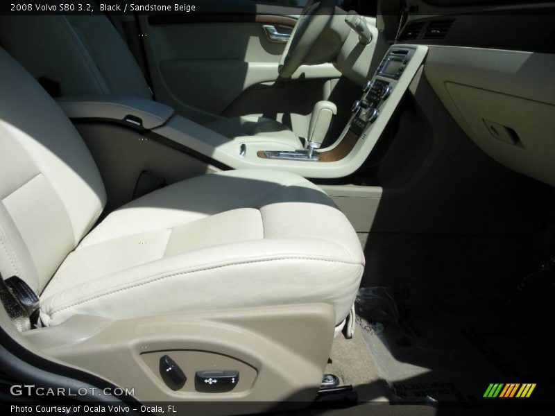 Black / Sandstone Beige 2008 Volvo S80 3.2