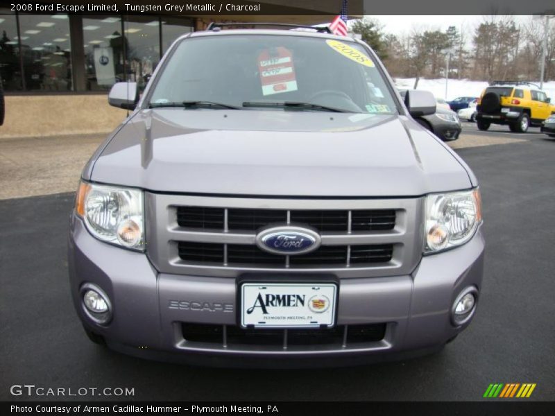 Tungsten Grey Metallic / Charcoal 2008 Ford Escape Limited