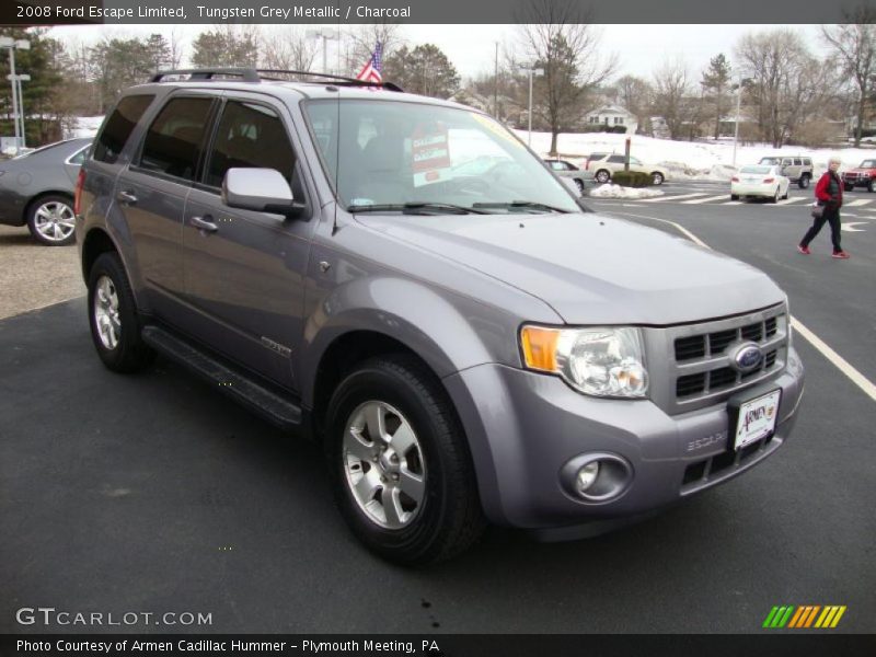 Tungsten Grey Metallic / Charcoal 2008 Ford Escape Limited