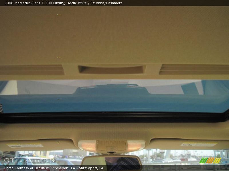 Arctic White / Savanna/Cashmere 2008 Mercedes-Benz C 300 Luxury