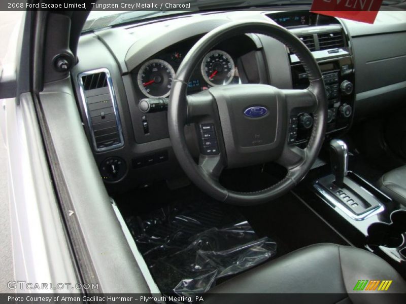 Tungsten Grey Metallic / Charcoal 2008 Ford Escape Limited