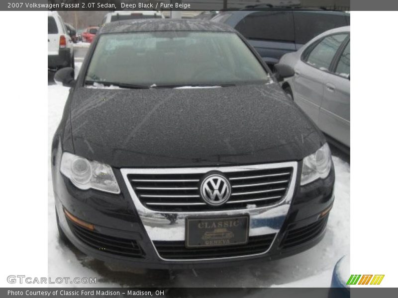 Deep Black / Pure Beige 2007 Volkswagen Passat 2.0T Sedan