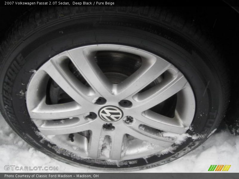 Deep Black / Pure Beige 2007 Volkswagen Passat 2.0T Sedan