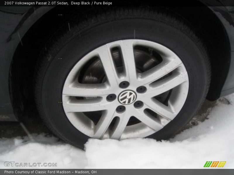 Deep Black / Pure Beige 2007 Volkswagen Passat 2.0T Sedan