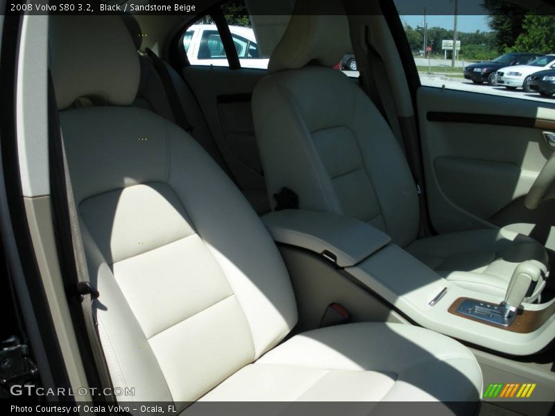 Black / Sandstone Beige 2008 Volvo S80 3.2